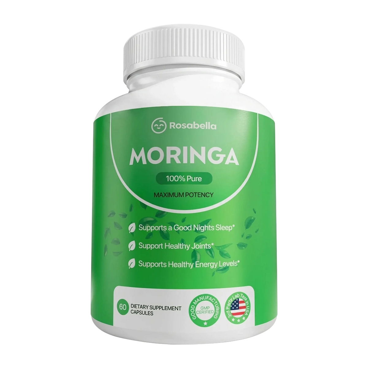 Rosabella Moringa Powder Capsules- — 30-Day Supply